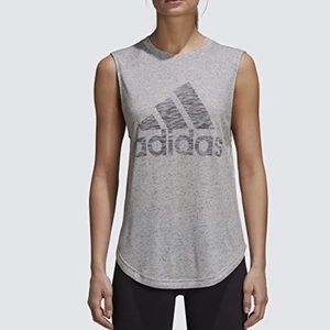 2 Adidas womens winner muscle tanks Medium